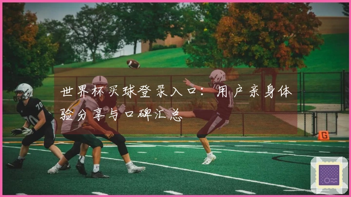 世界杯买球登录入口：用户亲身体验分享与口碑汇总